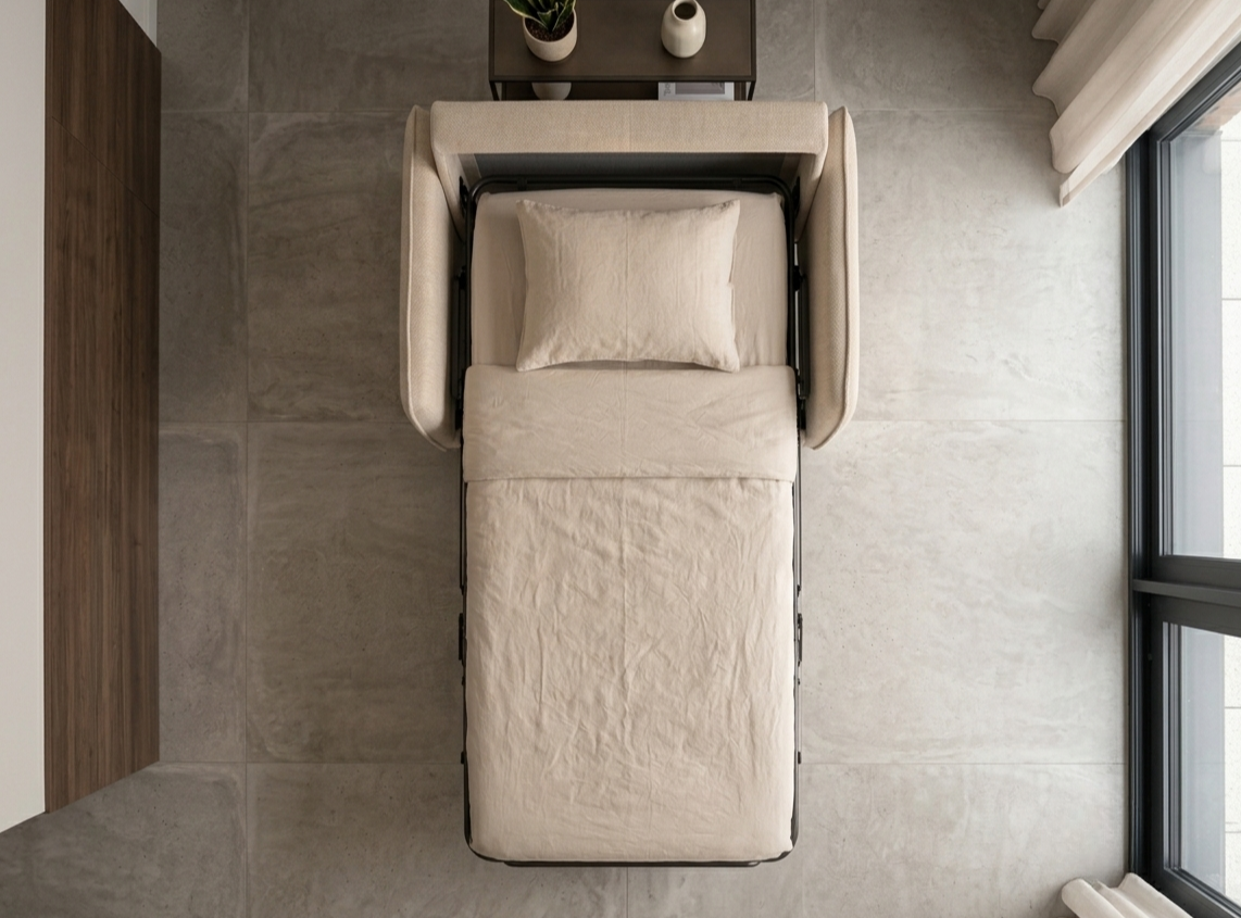 Greg – Soft sleeper sofa with fold-out function