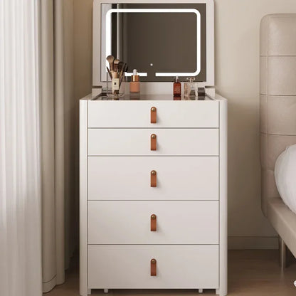 Ivory – Sminkebord med sammenleggbart speil