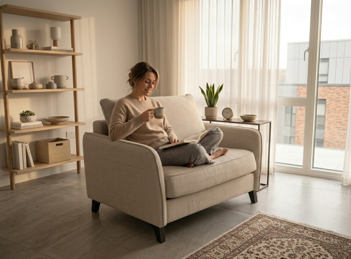 Greg – Soft sleeper sofa with fold-out function