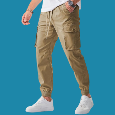 Sander – Praktiske beige cargobukser