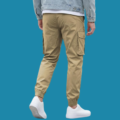 Sander – Praktiske beige cargobukser